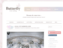 Tablet Screenshot of butterflyeventstyling.com